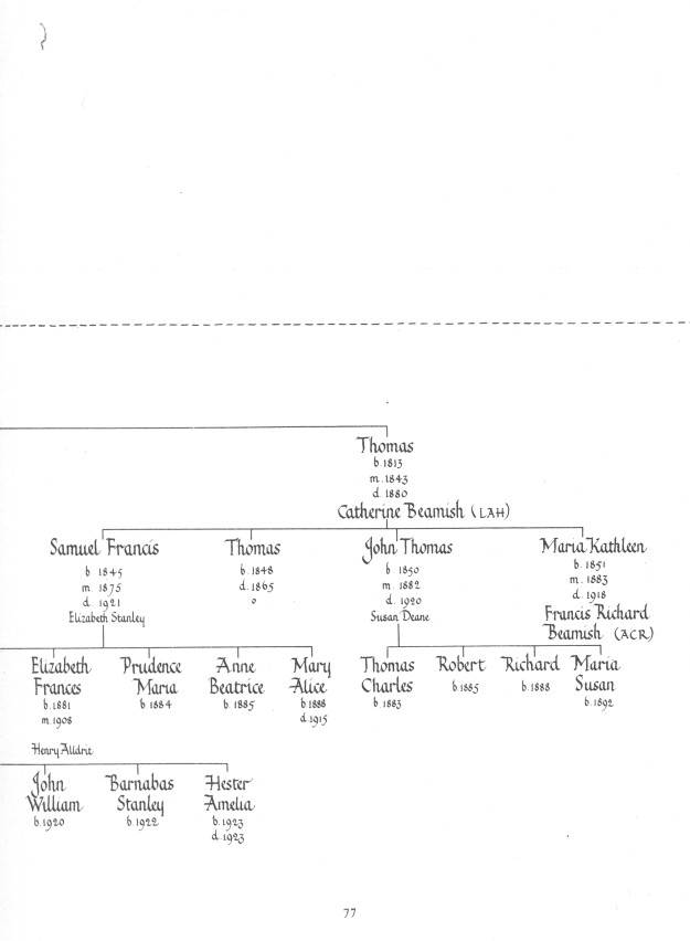 BEAMISH BOOK INDEX